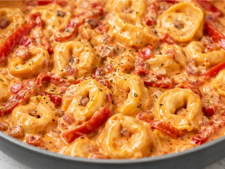 Creamy Roasted Red Pepper Tortellini: Your New Obsession!