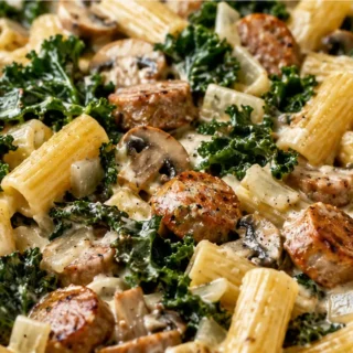Turkey Sausage & Kale Casserole - sausage casserole - Sausage casserole: Bake this hearty turkey and kale casserole in 50 minutes. Packed with flavor, it's the