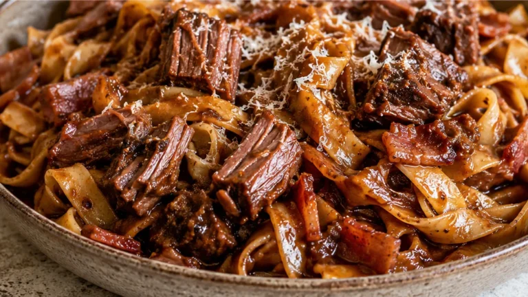 Melt-in-Your-Mouth Short Rib Pasta