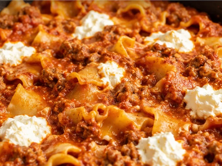 One-Pan Lasagna Magic!