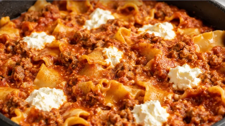 One-Pan Lasagna Magic!