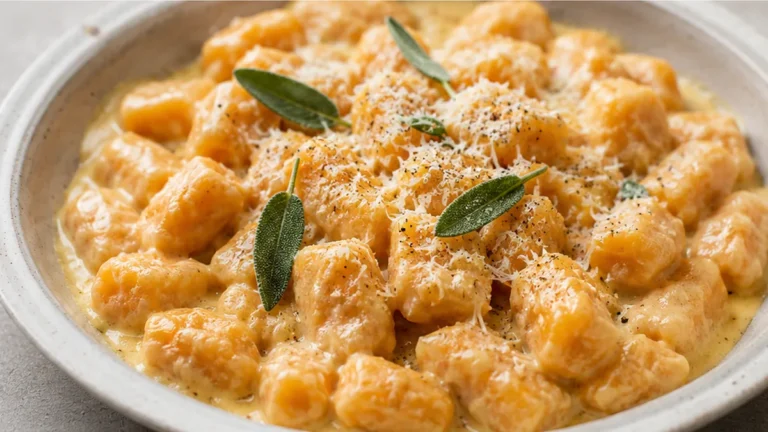 Creamy Sweet Potato Gnocchi Recipe