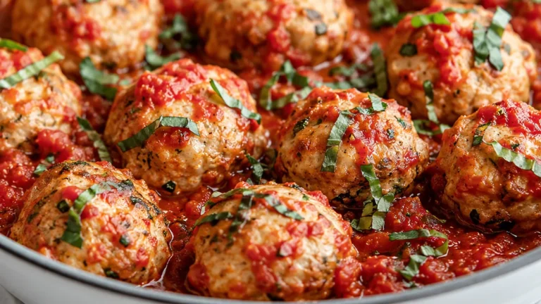 Juicy Turkey Ricotta Meatballs!