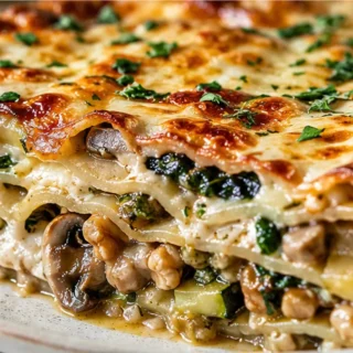 Viral Vegetarian Lasagna: So Creamy, No Meat Needed! Vegetarian lasagna: layer this comforting dish with rich tomato sauce and creamy cheese. Perfect for a sati