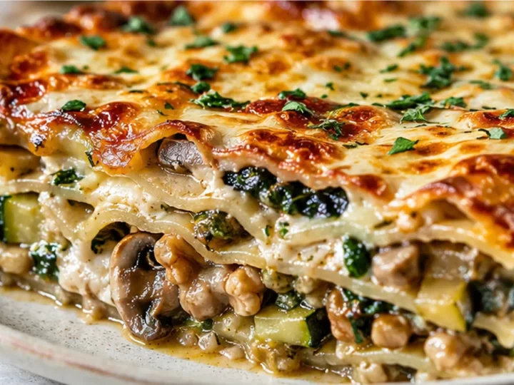 Viral Vegetarian Lasagna: So Creamy, No Meat Needed!