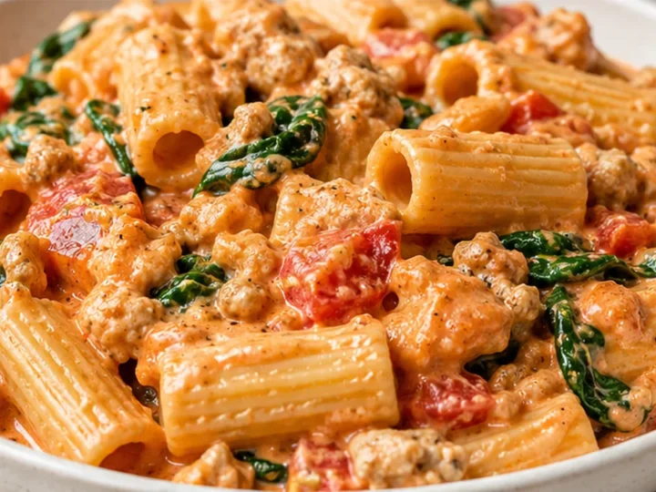 Creamy Chicken Vodka Rigatoni
