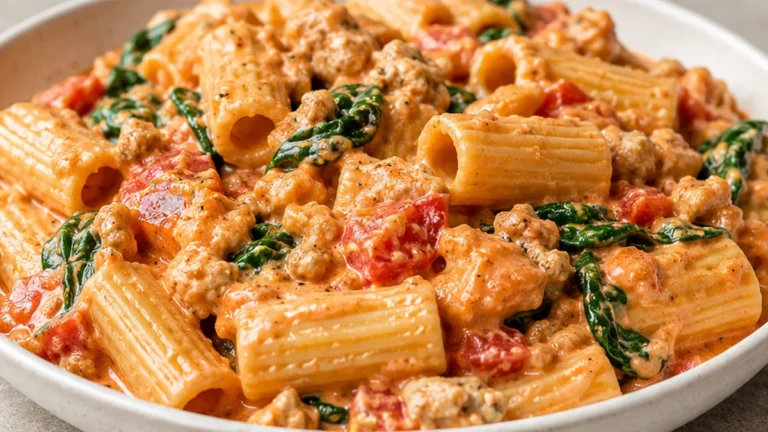 Creamy Chicken Vodka Rigatoni