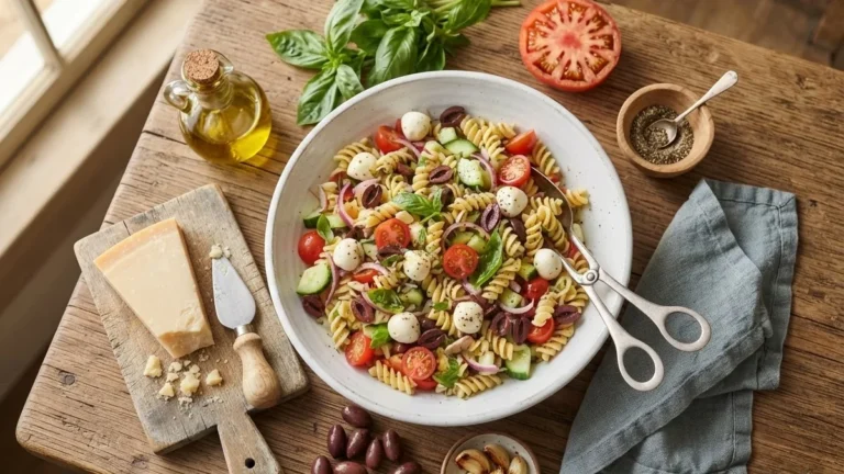 Building a Full Meal Around a Bowl of Pasta Salad