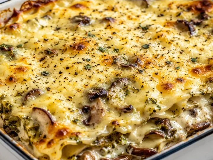Creamy White Pesto Lasagna