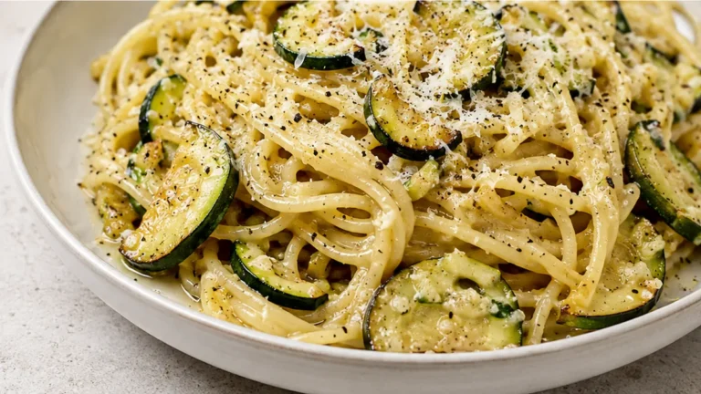 Zucchini Cacio e Pepe: Brown Butter Dream