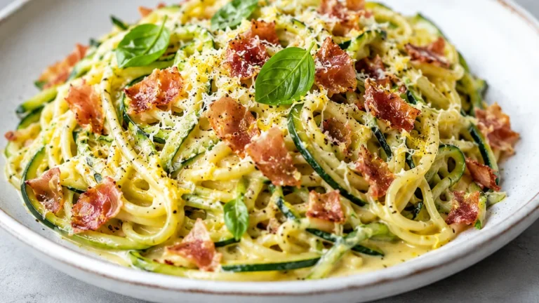 Zucchini Carbonara: Creamy, Crispy, Irresistible!
