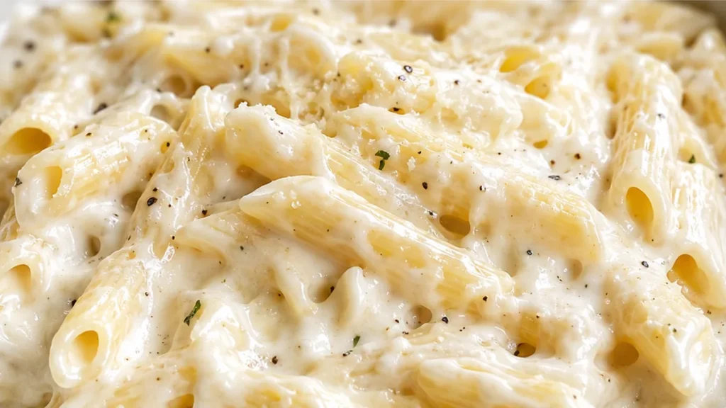 4-Cheese Pasta: Comfort Food! Cheese pasta: whip up this incredibly creamy Four-Cheese Penne in under 30 minutes. Loaded with ricotta, Parmesan, mozzarella, and