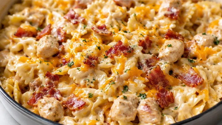 Viral Chicken Bacon Ranch Pasta – ONE POT MAGIC!