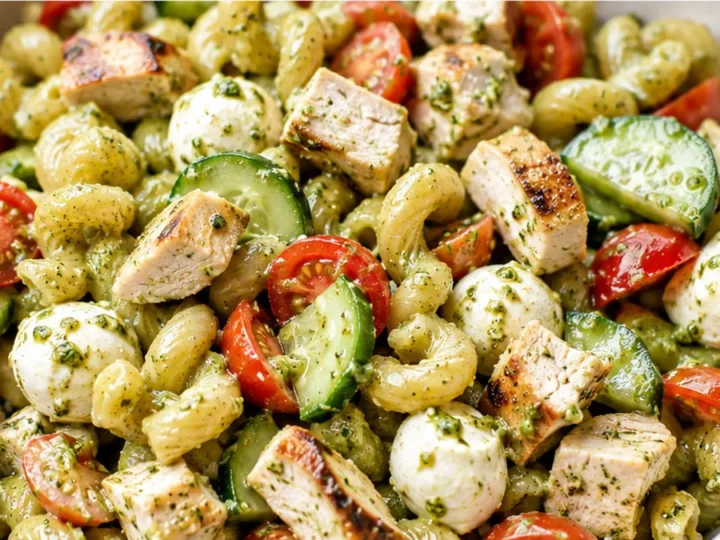 Chicken Pesto Pasta Salad: Easy & Delicious!