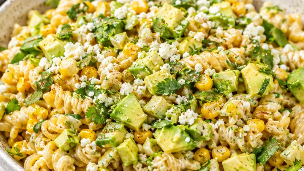 Elote Pasta Salad: Your NEW Summer Obsession! Elote pasta salad: whip up this bright Mexican street corn pasta salad with charred corn, zesty lime, and creamy d