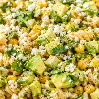 Elote Pasta Salad: Your NEW Summer Obsession! Elote pasta salad: whip up this bright Mexican street corn pasta salad with charred corn, zesty lime, and creamy d
