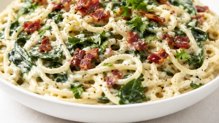 Bacon Florentine Pasta