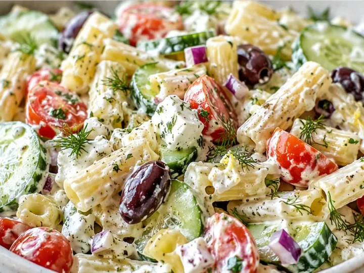 Greek Veggie Pasta Salad: A Taste of Summer!