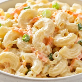Taste of Paradise: Viral Hawaiian Macaroni Salad! Hawaiian Macaroni Salad: Make this iconic island side dish! Creamy, tangy, loaded with fresh veggies. Perfect