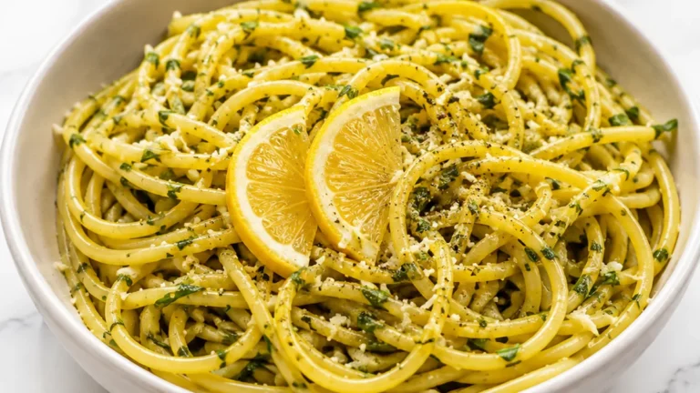 Vibrant Lemon Basil Butter Pasta: Sunshine in a Bowl!