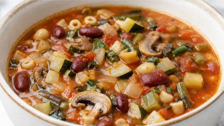 Vegan Minestrone Soup Recipe