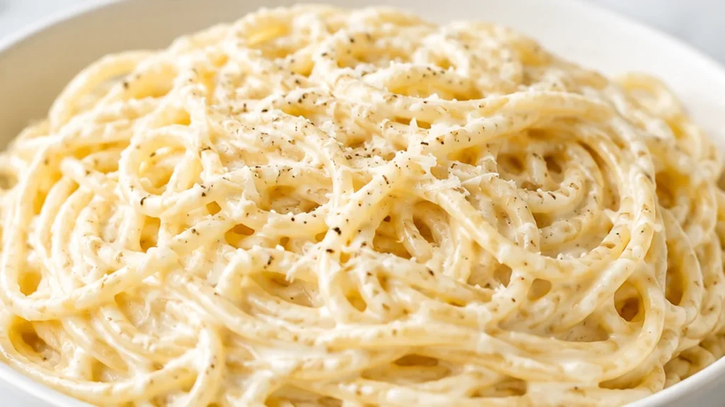 Creamy Parmesan Spaghetti - Parmesan spaghetti: whip up this incredibly creamy, cheesy pasta in just 25 minutes. A simple, satisfying one-pan meal perfect for a