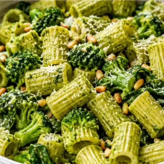 Pesto Pasta Perfection: Your New Weeknight Obsession! Try this Lemony Broccoli Pesto Pasta recipe for a quick and delicious meal. Fresh basil, zesty lemon, and