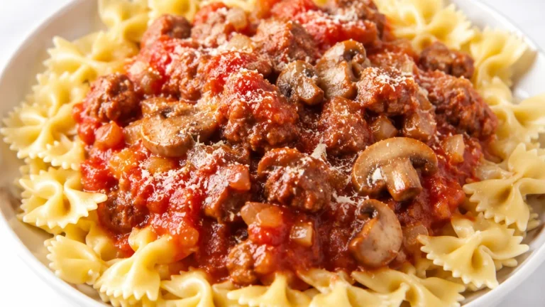5-Ingredient Sausage Pasta Sauce: Dinner Done in 30 Min!