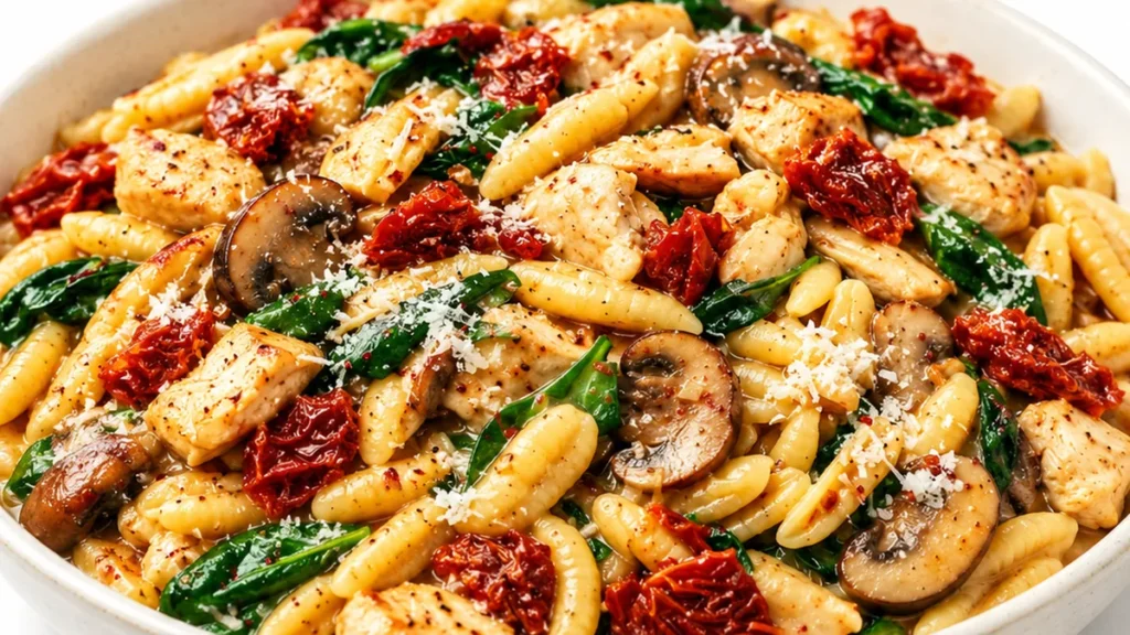 Creamy Sun-Dried Tomato Pasta That's SO Easy! Sun-dried tomato pasta: Make this easy one-pot creamy chicken and spinach pasta in under 30 minutes. A quick and d