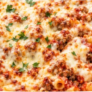 Easy Baked Ziti: Cheesy, Saucy Comfort! - baked ziti with ground italian sausage