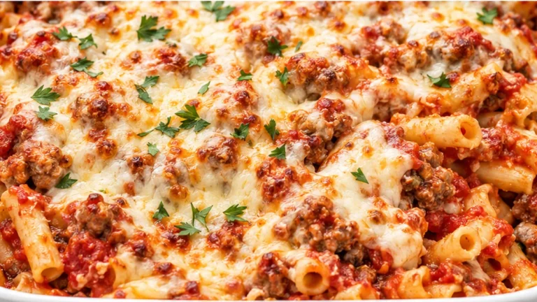 Easy Baked Ziti: Cheesy, Saucy Comfort!