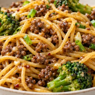 Beef & Broccoli Garlic Noodles: Quick, Flavorful Weeknight Magic! - beef broccoli garlic noodles