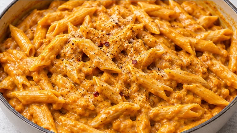 Creamy Chipotle Pumpkin Pasta