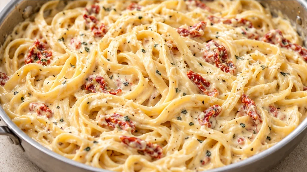 Creamy Sun Dried Tomato Pasta in One Pot!