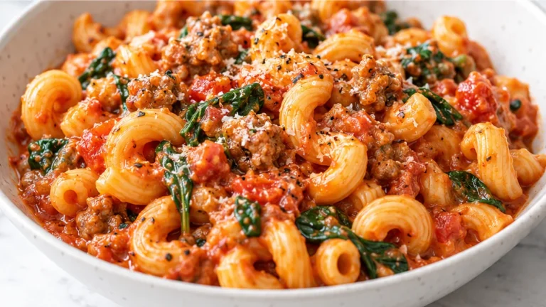 Creamy Tomato Sausage Pasta