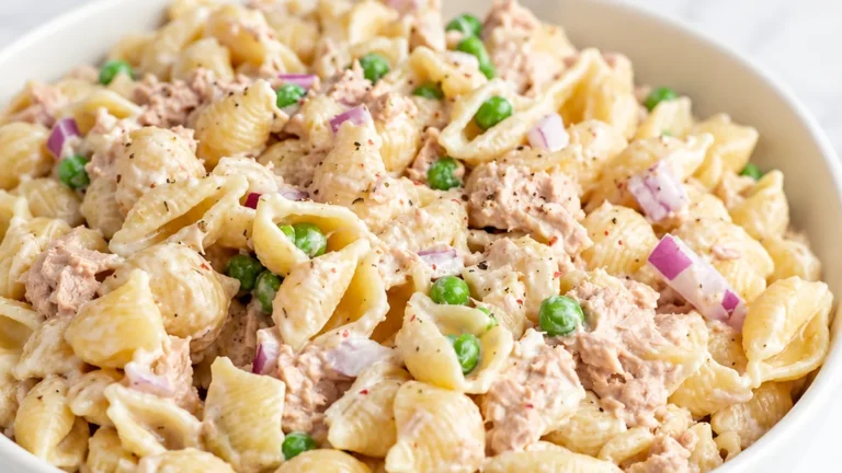 Creamy Tuna Pasta Salad