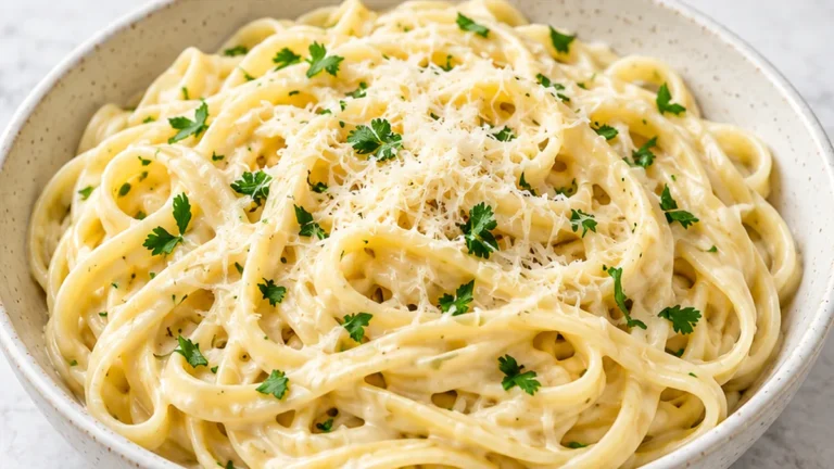 Creamy Dreamy Fettuccine Alfredo in 15 Minutes!