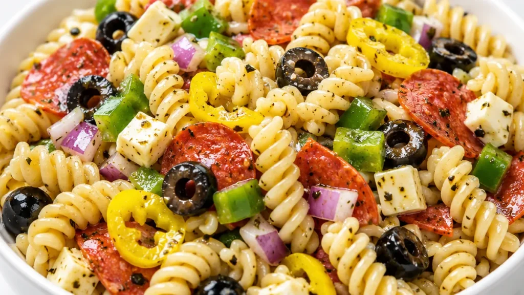 Italian Pizza Pasta Salad