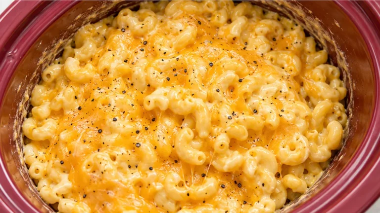 Melt-in-Your-Mouth Crockpot Mac & Cheese!