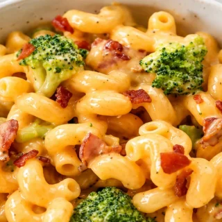 One-Pot Bacon Broccoli Mac & Cheese for Cozy Nights! - one pot bacon broccoli mac