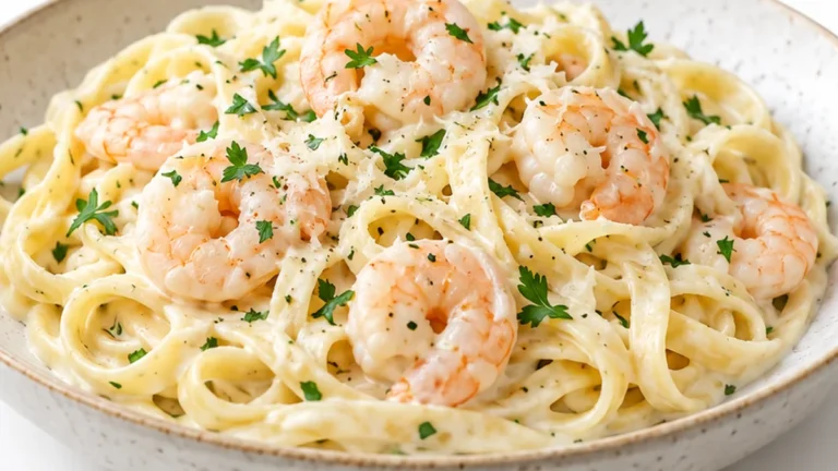 Creamy Prawn Scampi Pasta