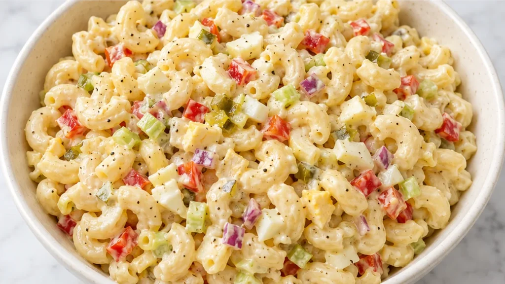Refreshing Macaroni Salad for Sunny Days!