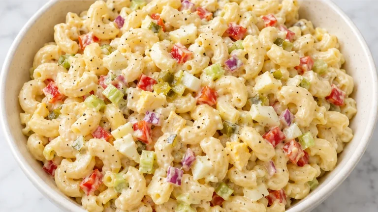 Refreshing Macaroni Salad for Sunny Days!