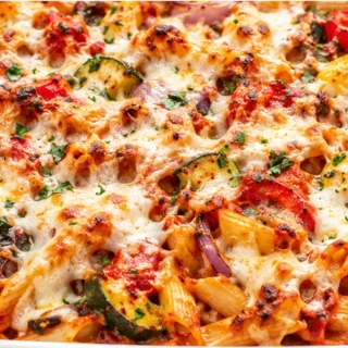 Roasted Veggie Baked Penne