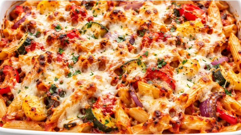 Roasted Veggie Baked Penne