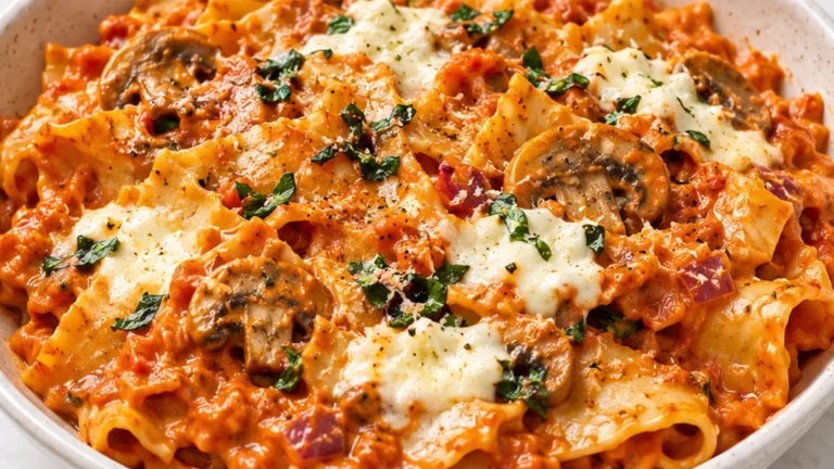 Stovetop Lasagna with Vodka Sauce