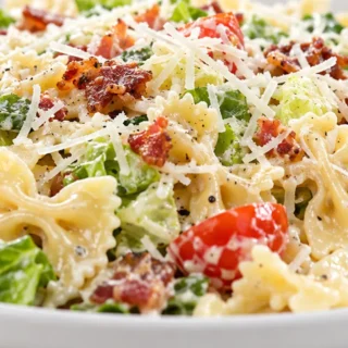 The Ultimate Caesar Pasta Salad