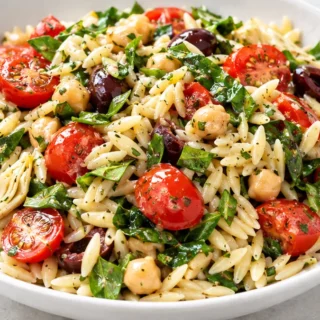 Zesty Italian Orzo Salad Recipe