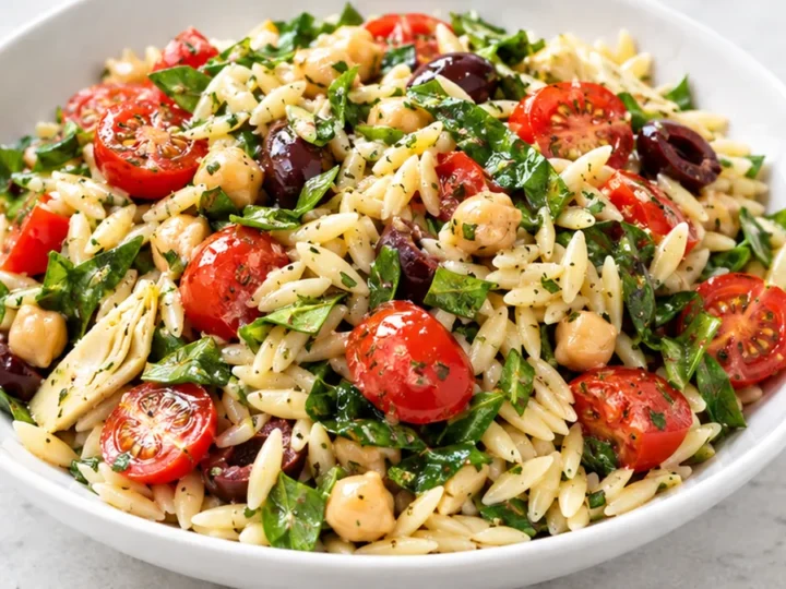 Zesty Italian Orzo Salad Recipe
