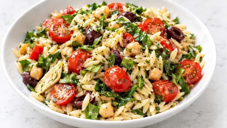 Zesty Italian Orzo Salad Recipe